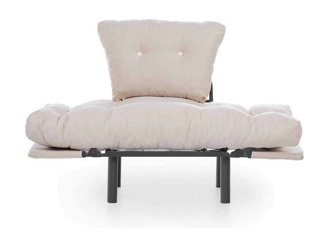 Fauteuil convertible NITTA en plusieurs couleurs - Couleur: Crème