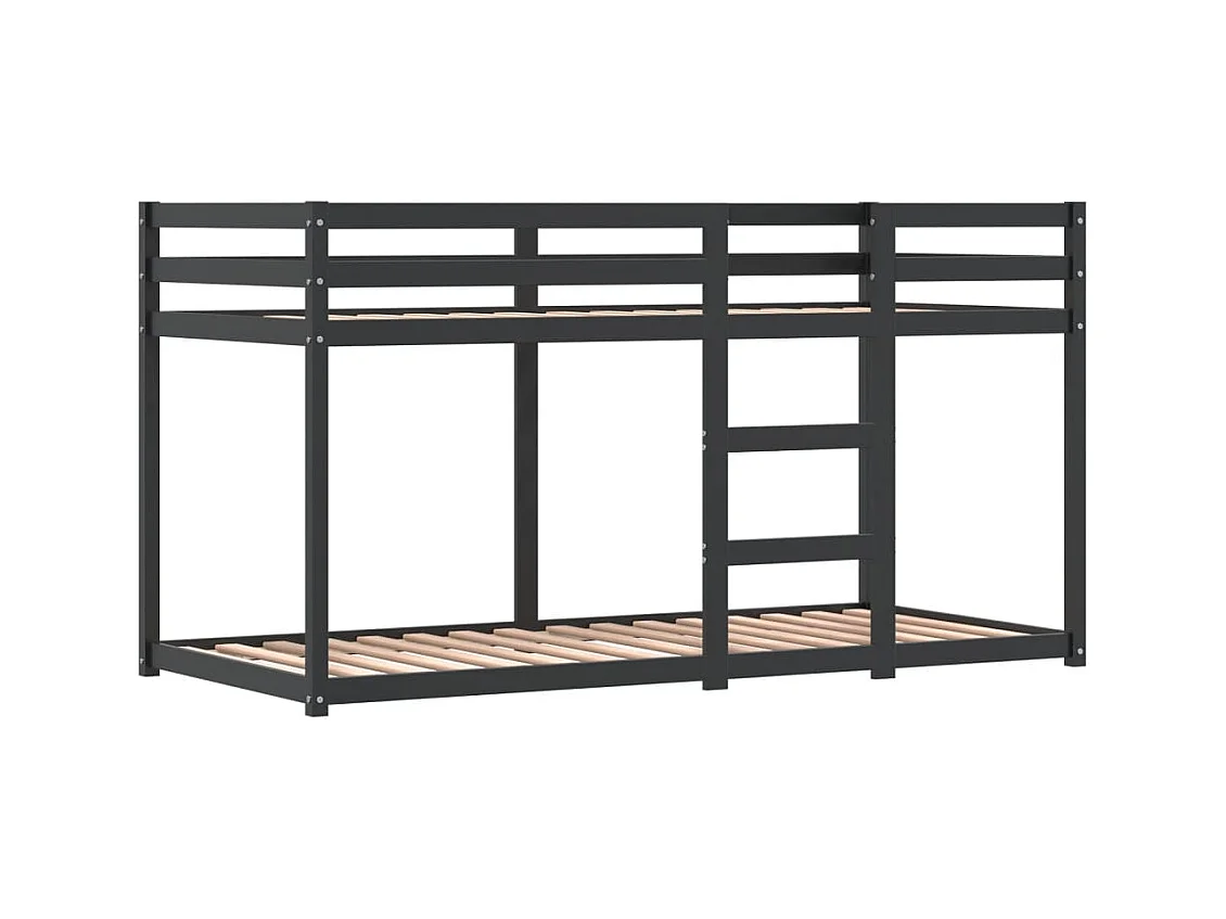 Lit superposé sans matelas 90x190 cm bois de pin massif