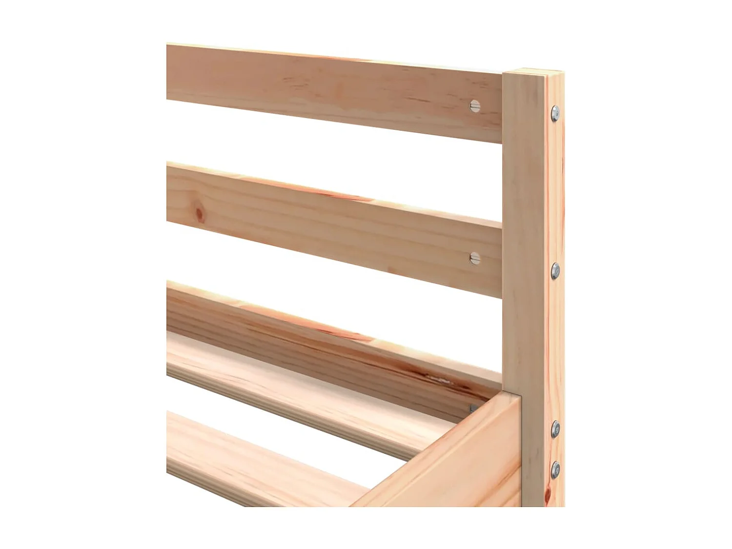 Lit superposé et bureau et échelle 180x200cm bois de pin massif