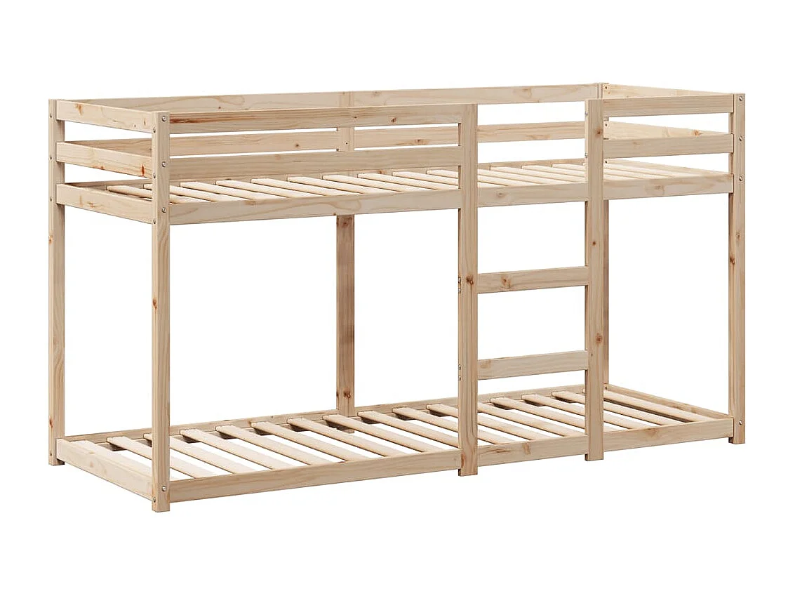 Lit superposé sans matelas 90x190 cm bois de pin massif