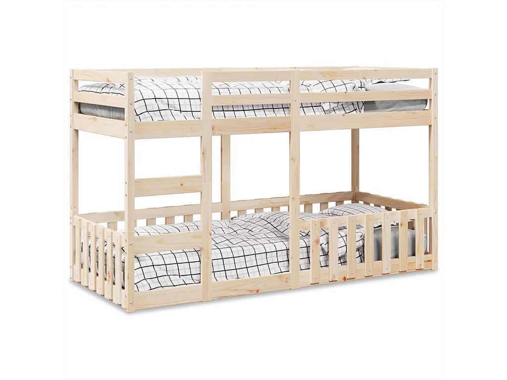 Etagenbett 80x200 cm Massivholz Kiefer