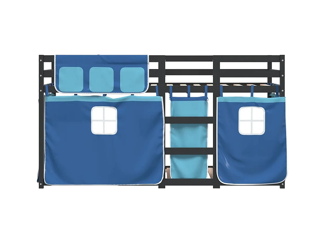 Lit superposé sans matelas 90x190 cm bois de pin massif