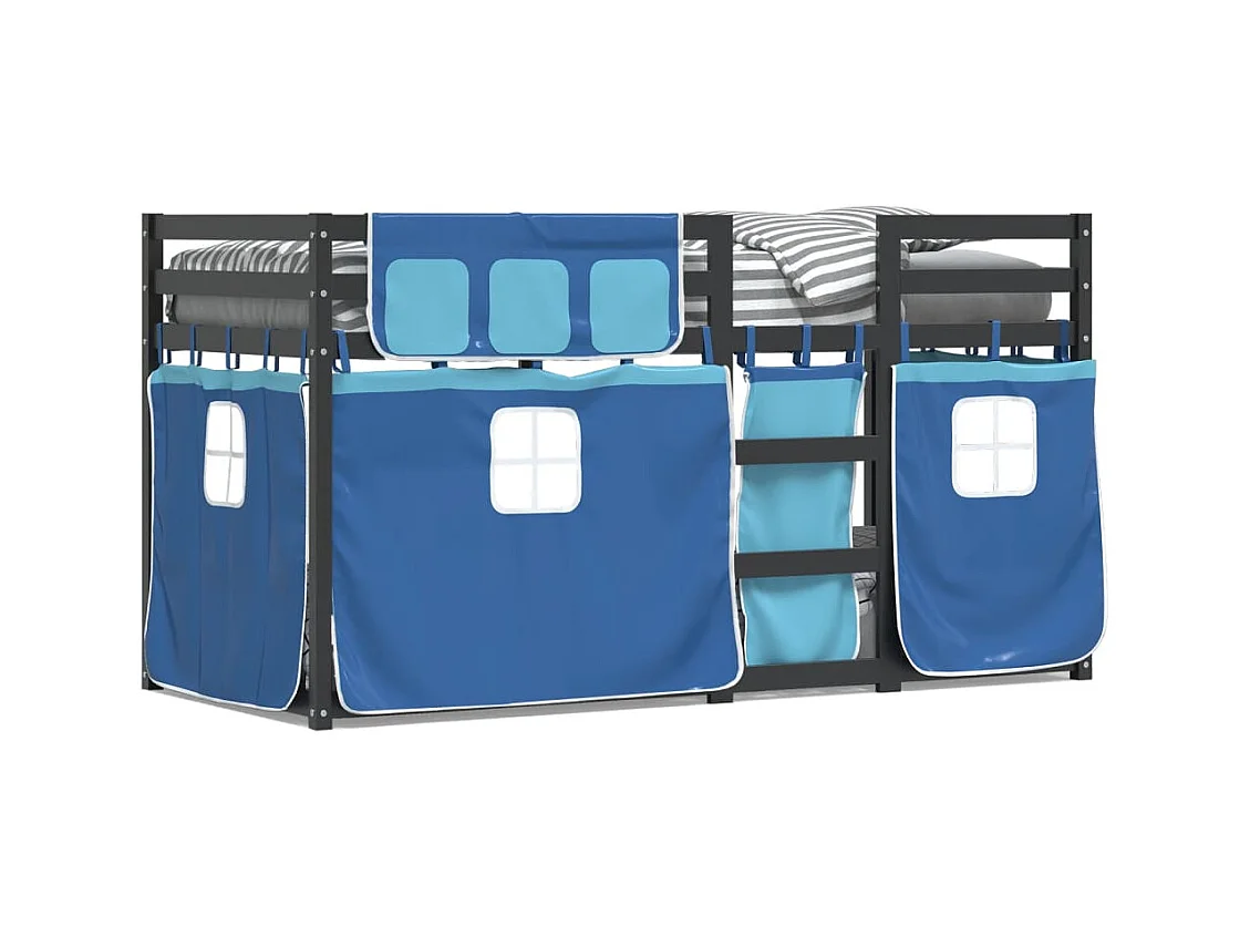 Lit superposé sans matelas 90x190 cm bois de pin massif