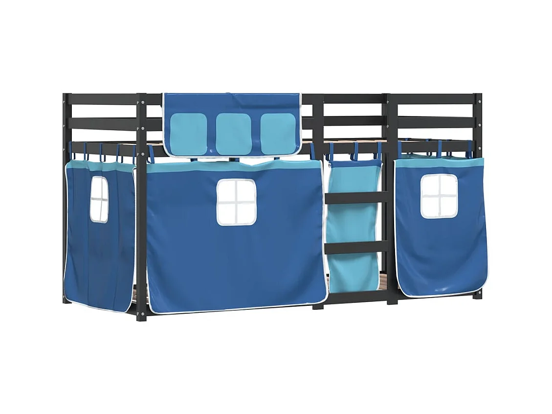 Lit superposé sans matelas 90x190 cm bois de pin massif