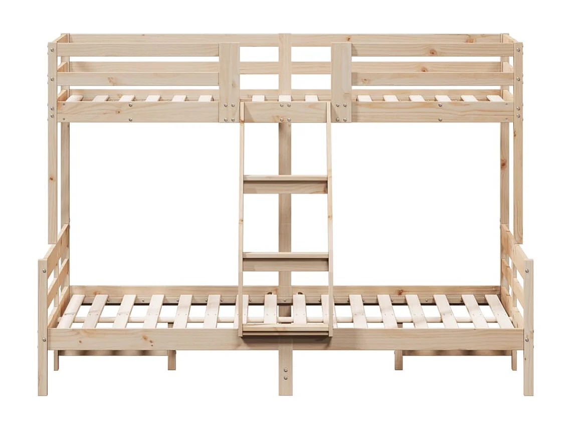 Etagenbett 80x200/140x200 cm Massivholz Kiefer