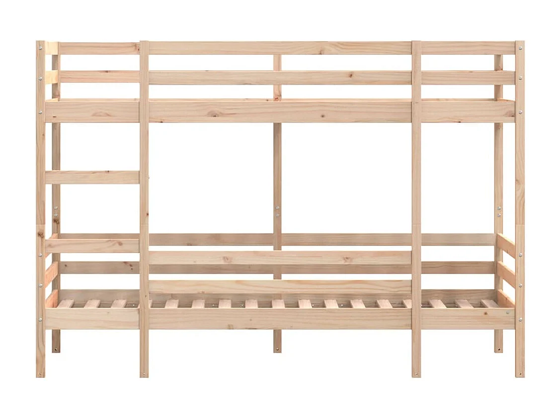 Lit superposé sans matelas 90x190 cm bois de pin massif