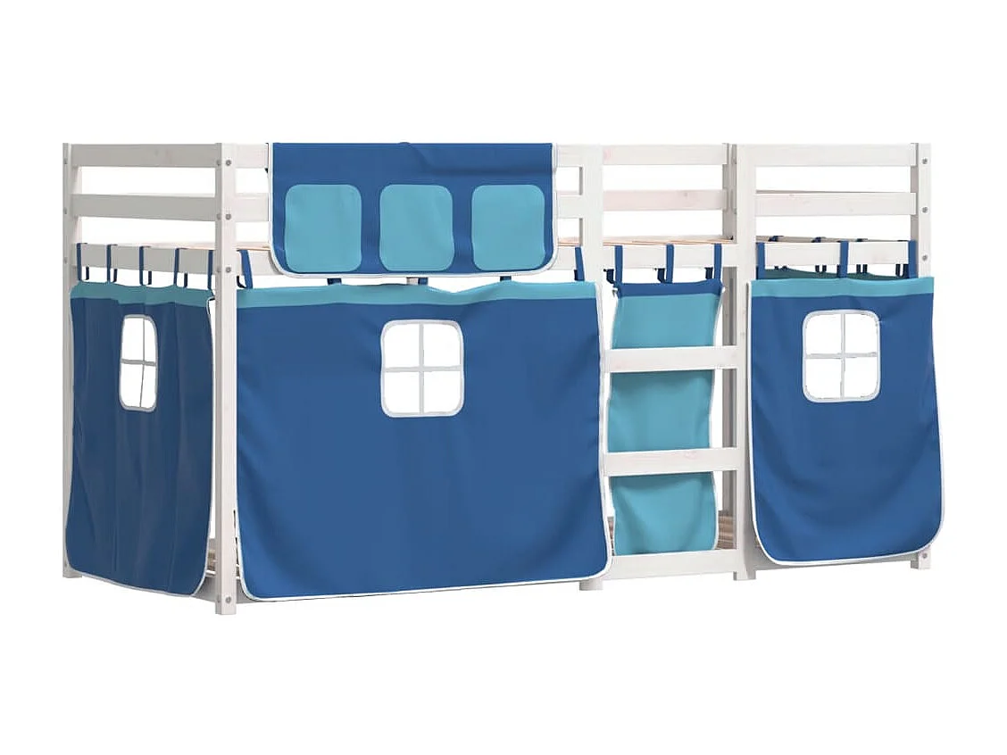 Lit superposé sans matelas 90x200 cm bois de pin massif