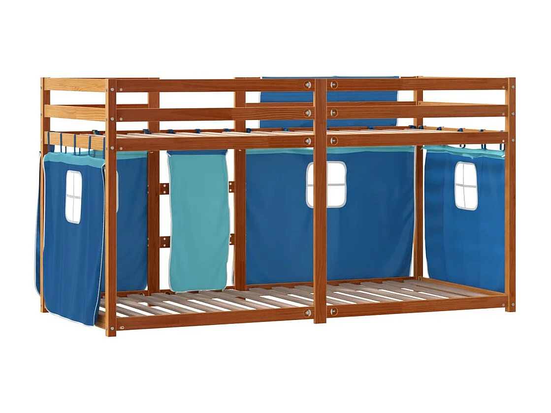 Lit superposé sans matelas 90x200 cm bois de pin massif