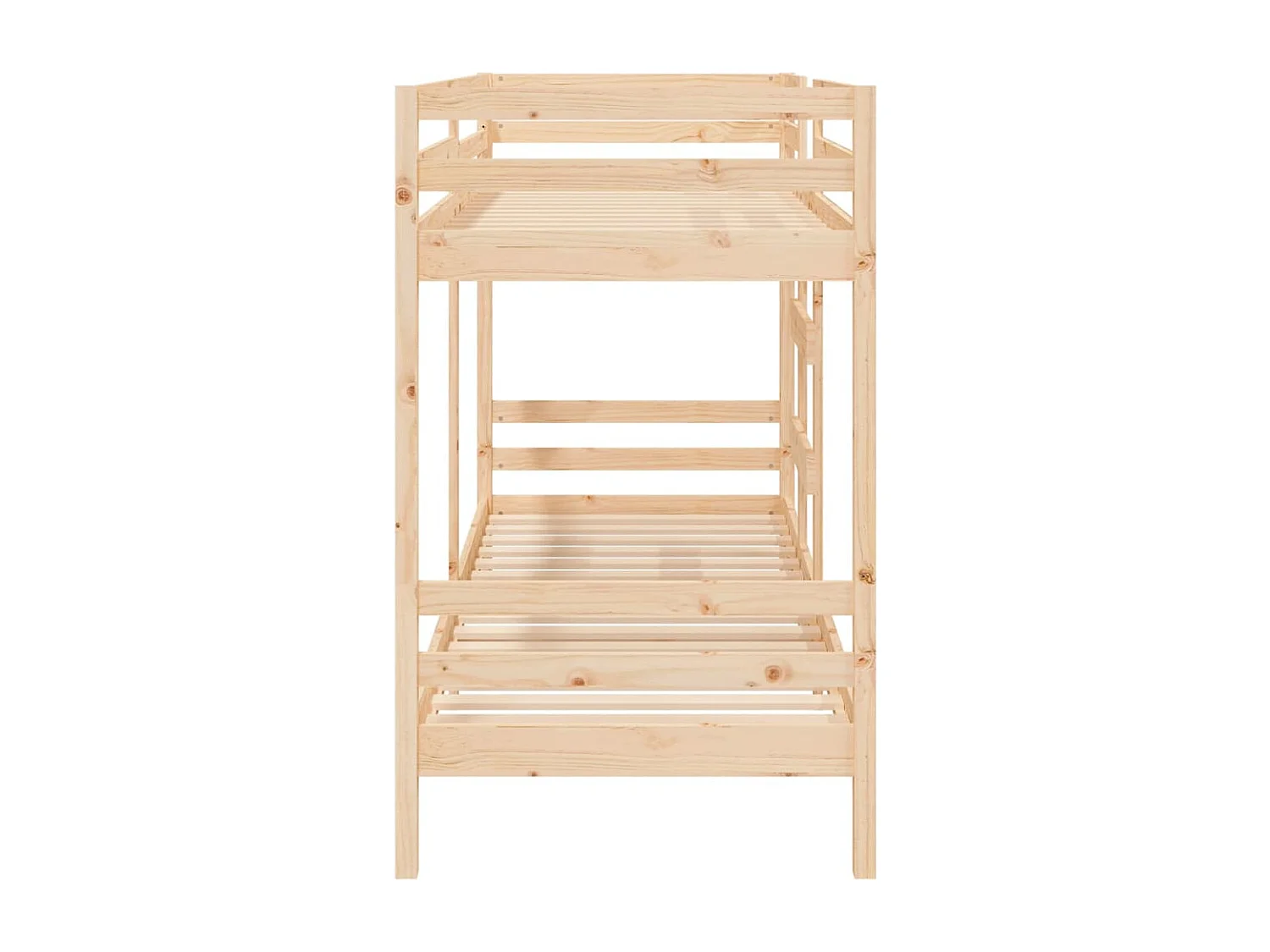 Lit superposé sans matelas 90x190 cm bois de pin massif
