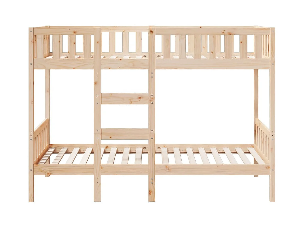 Stapelbed massief grenenhout 75x190 cm