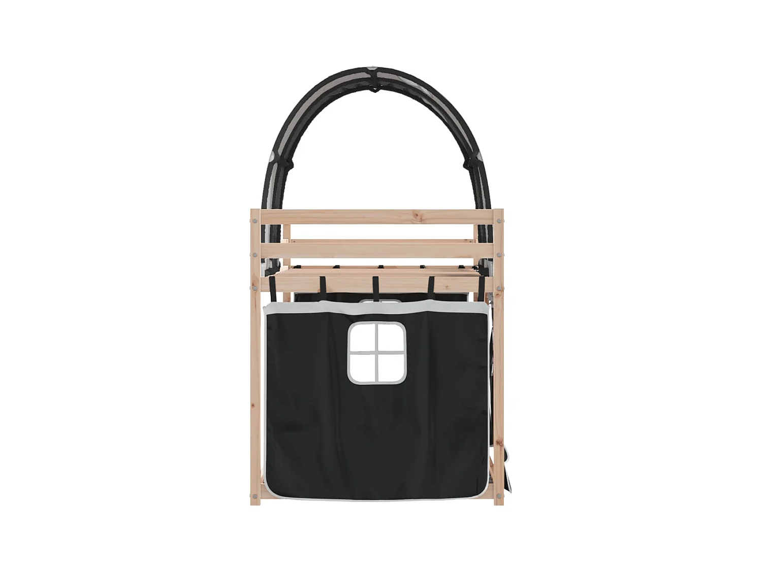 Lit superposé sans matelas 75x190 cm bois de pin massif