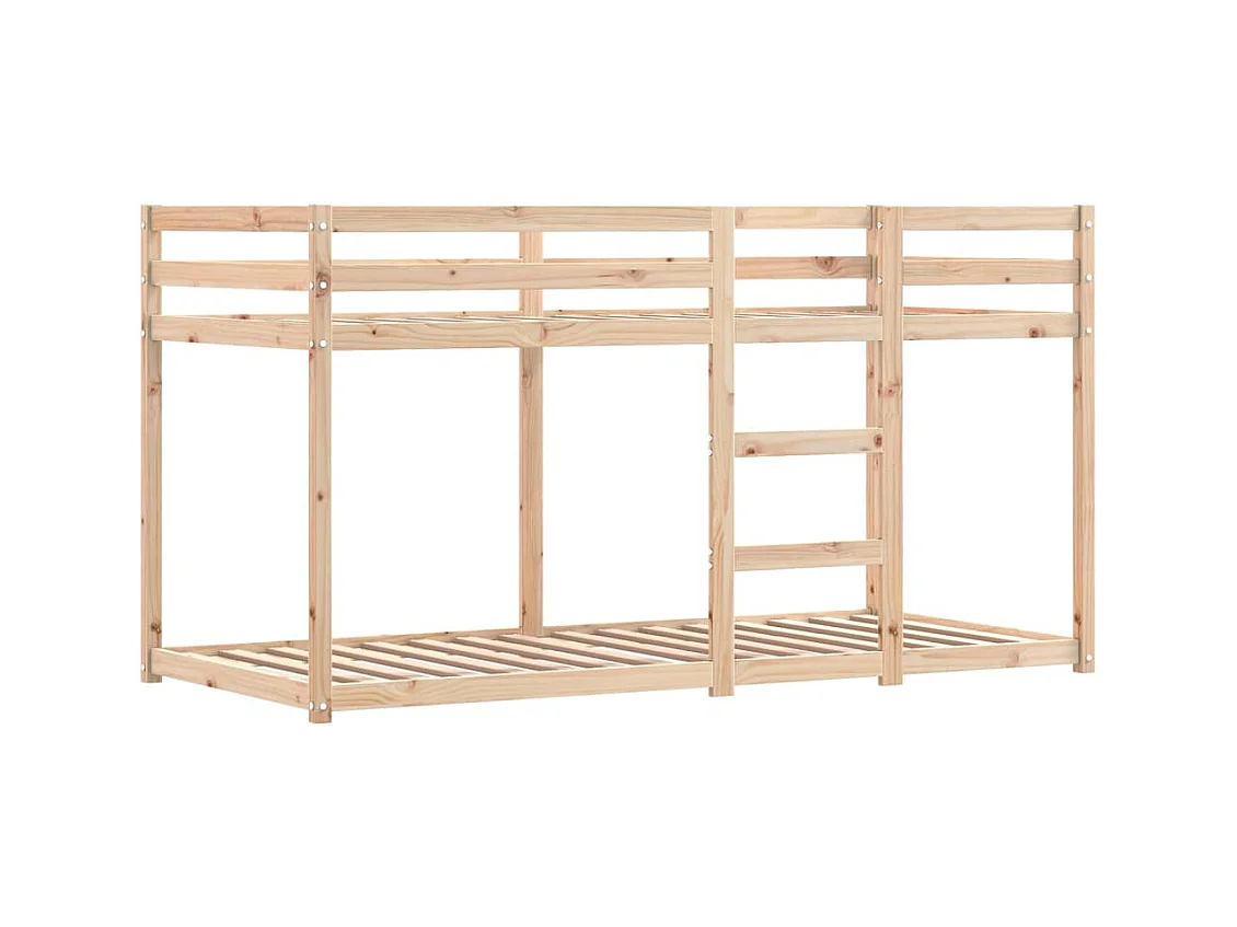 Lit superposé sans matelas 75x190 cm bois de pin massif