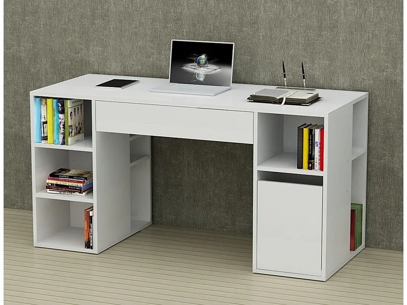 Bureau DIAMANT Blanc 145 CM
