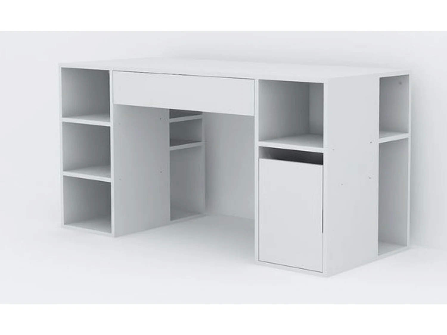 Bureau DIAMANT Blanc 145 CM