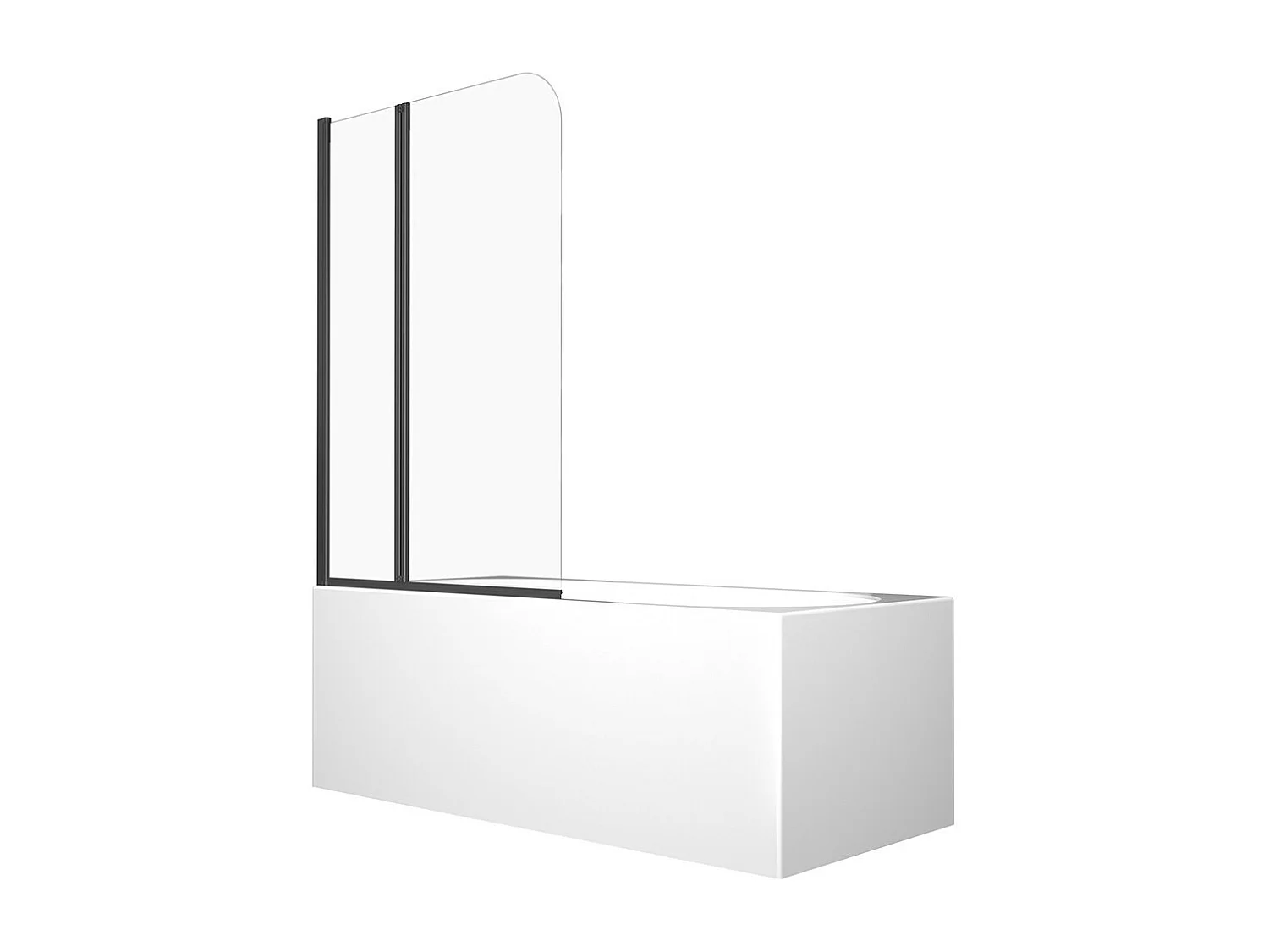 Pare baignoire PRIME- 2 volets 90 x 140 cm