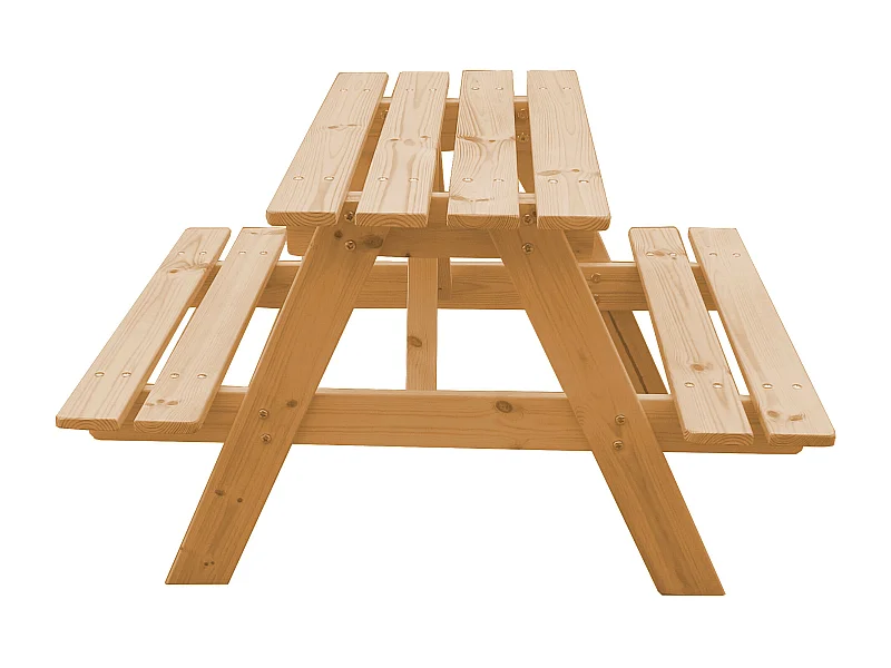Table Enfant en bois 81x60xH50 cm - TIMBELA M012-1