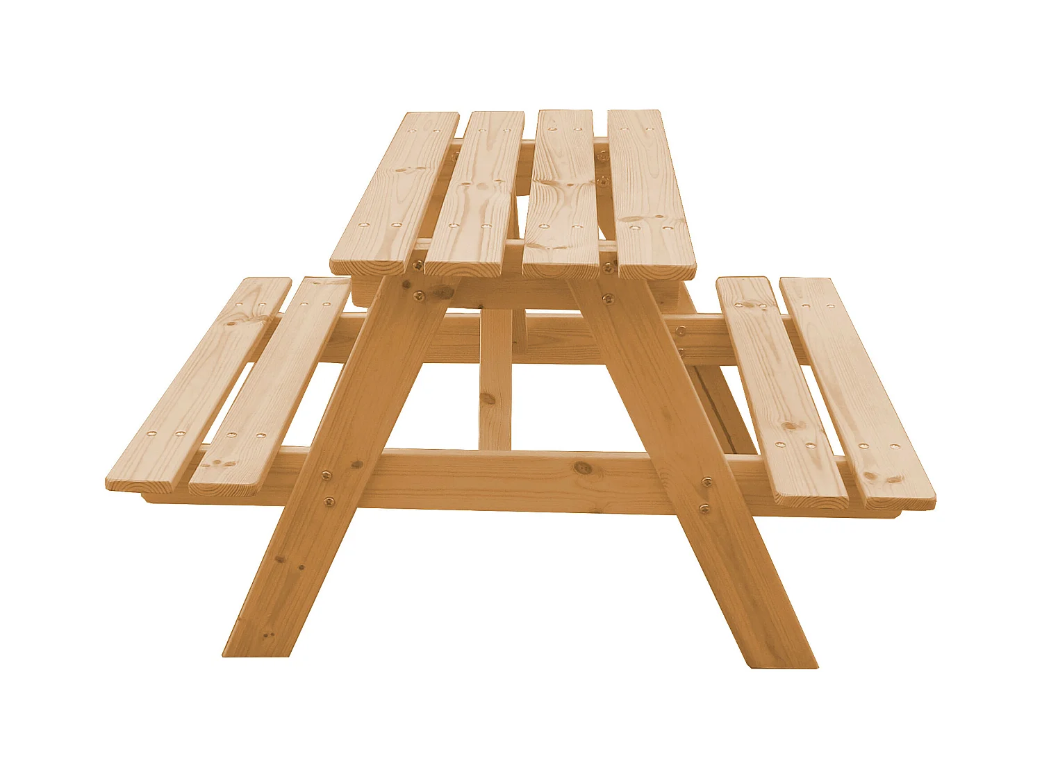 Table Enfant en bois 81x60xH50 cm - TIMBELA M012-1