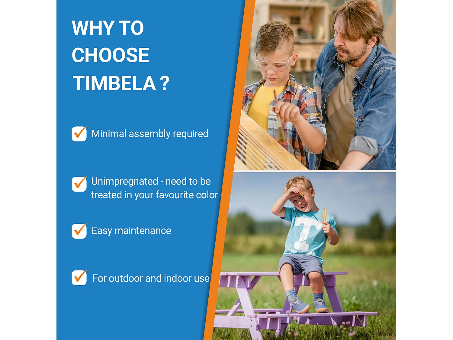 Dziecięcy stół piknikowy - M012