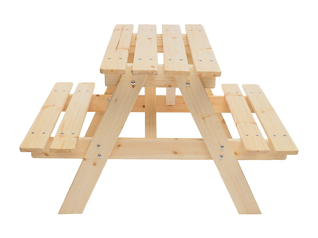 Tavolo da picnic per bambini in legno - L81xL60xA50 cm - M012-1