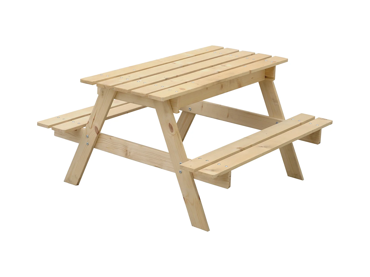 TIMBELA M010-1 Table Enfant pour Le Jardin - 90x90xH50 cm