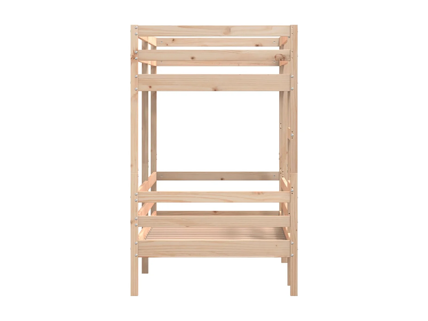 Lit superposé sans matelas 90x200 cm bois de pin massif