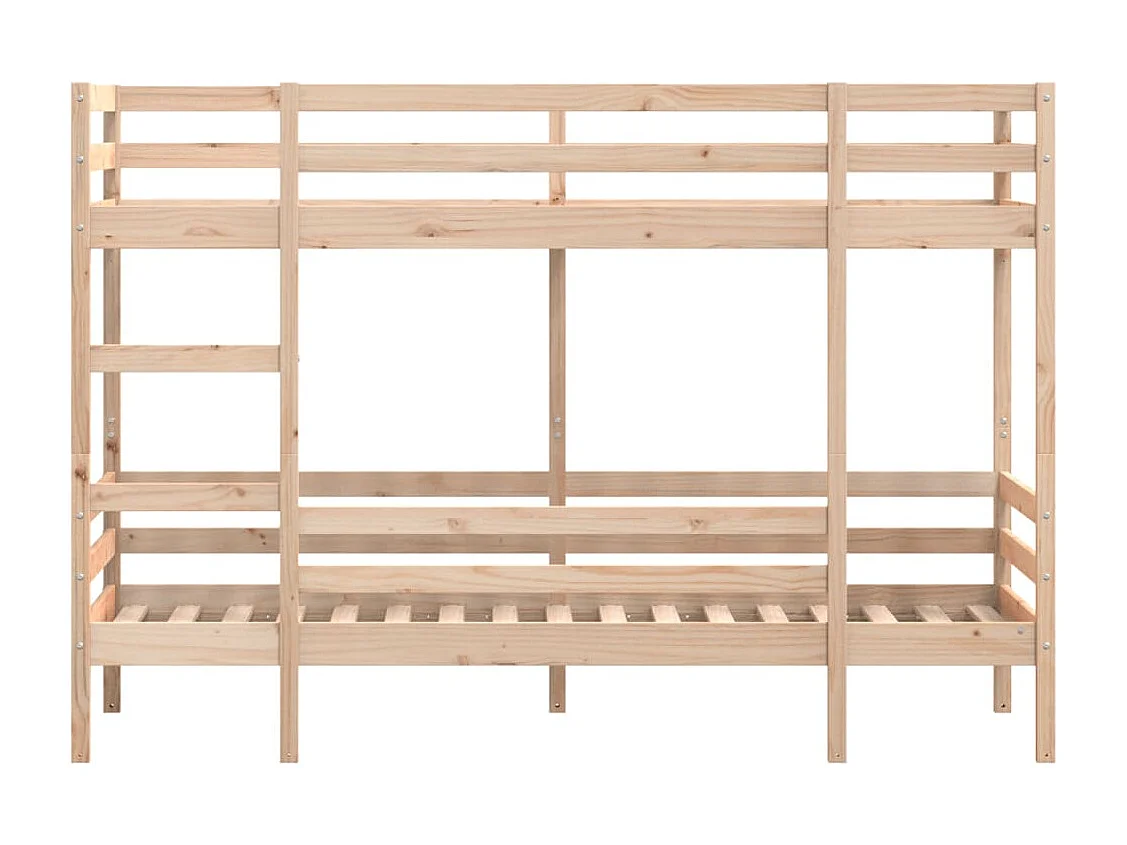 Lit superposé sans matelas 80x200 cm bois de pin massif