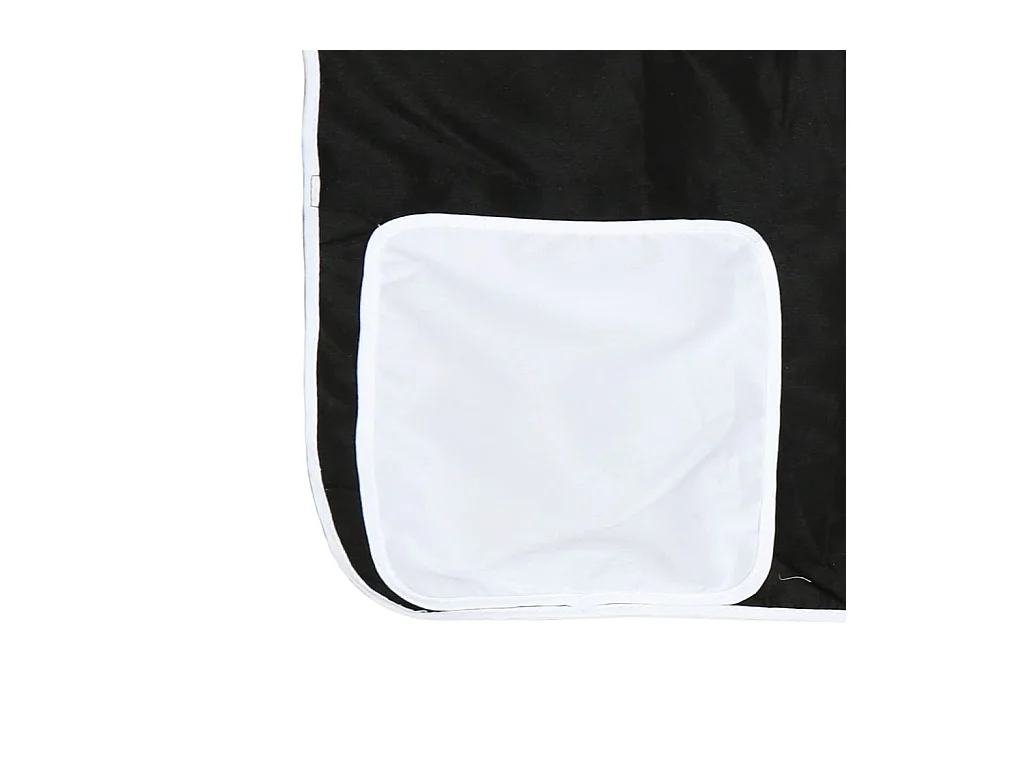 Lit superposé sans matelas 90x200 cm bois de pin massif