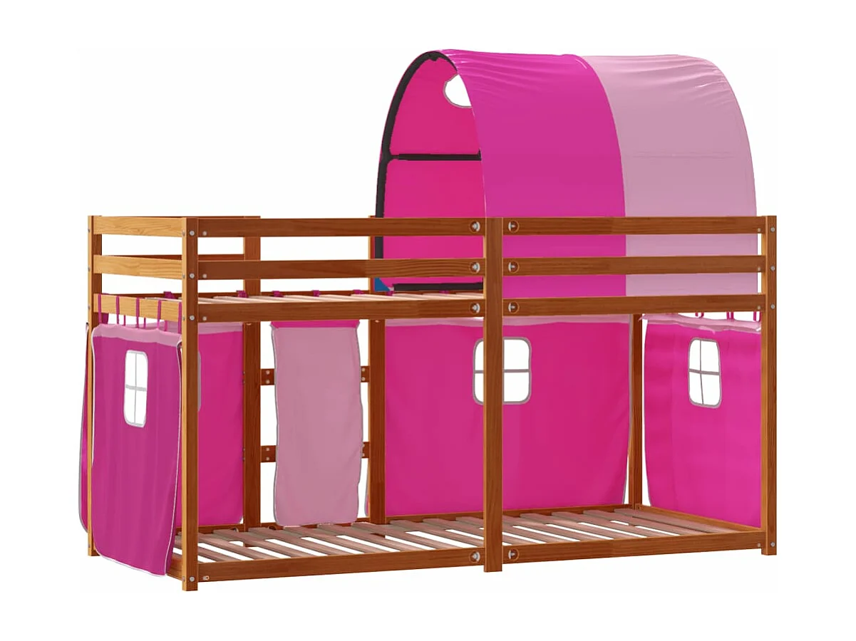 Lit superposé sans matelas 90x190 cm bois de pin massif