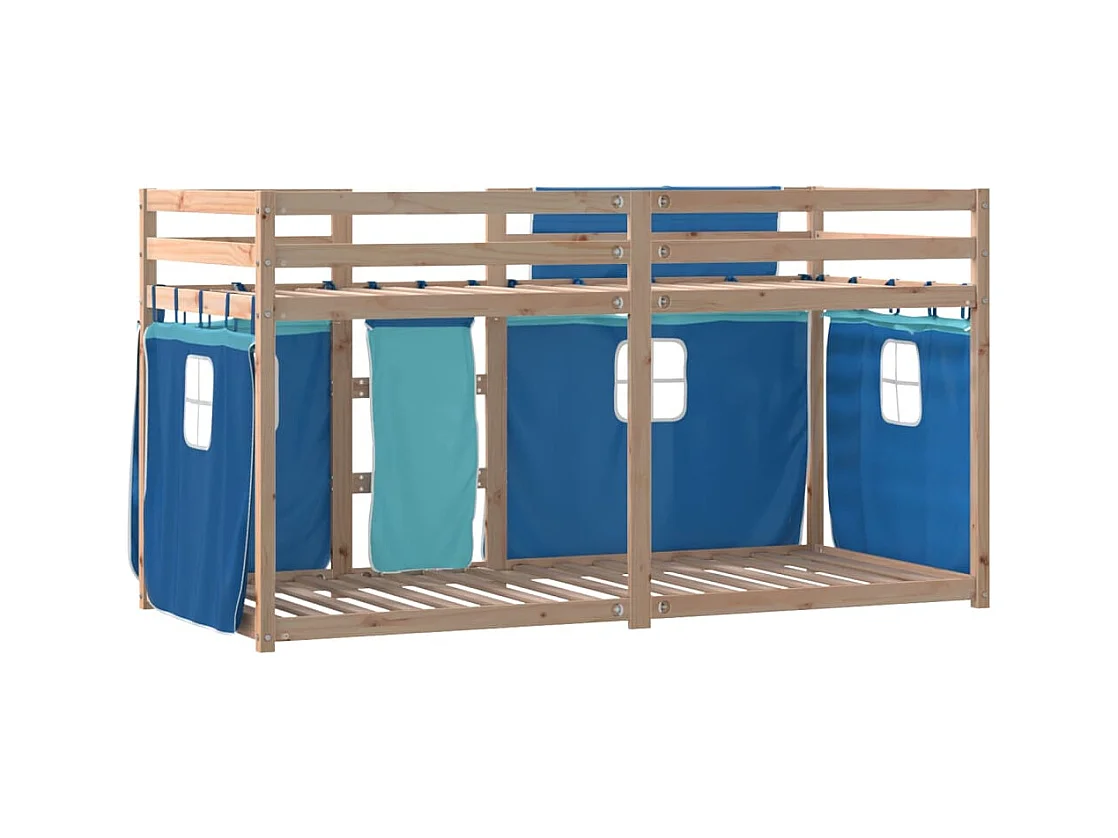 Lit superposé sans matelas 90x190 cm bois de pin massif