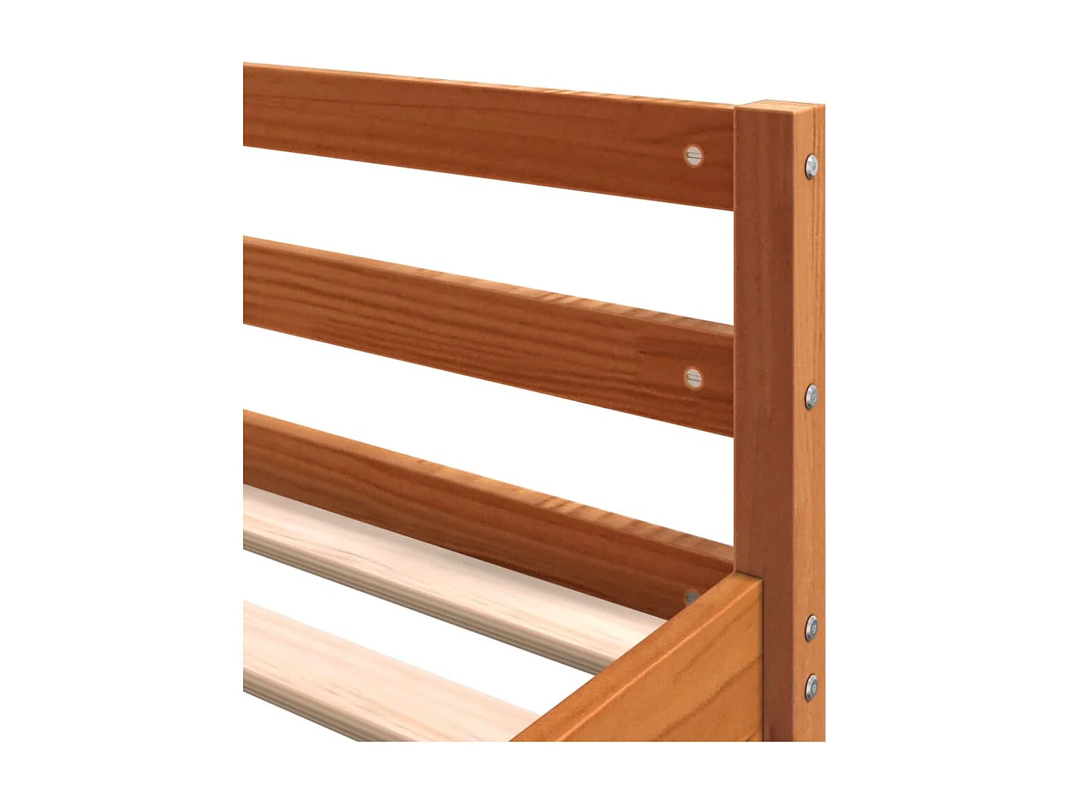 Lit superposé et bureau et échelle 180x200cm bois de pin massif