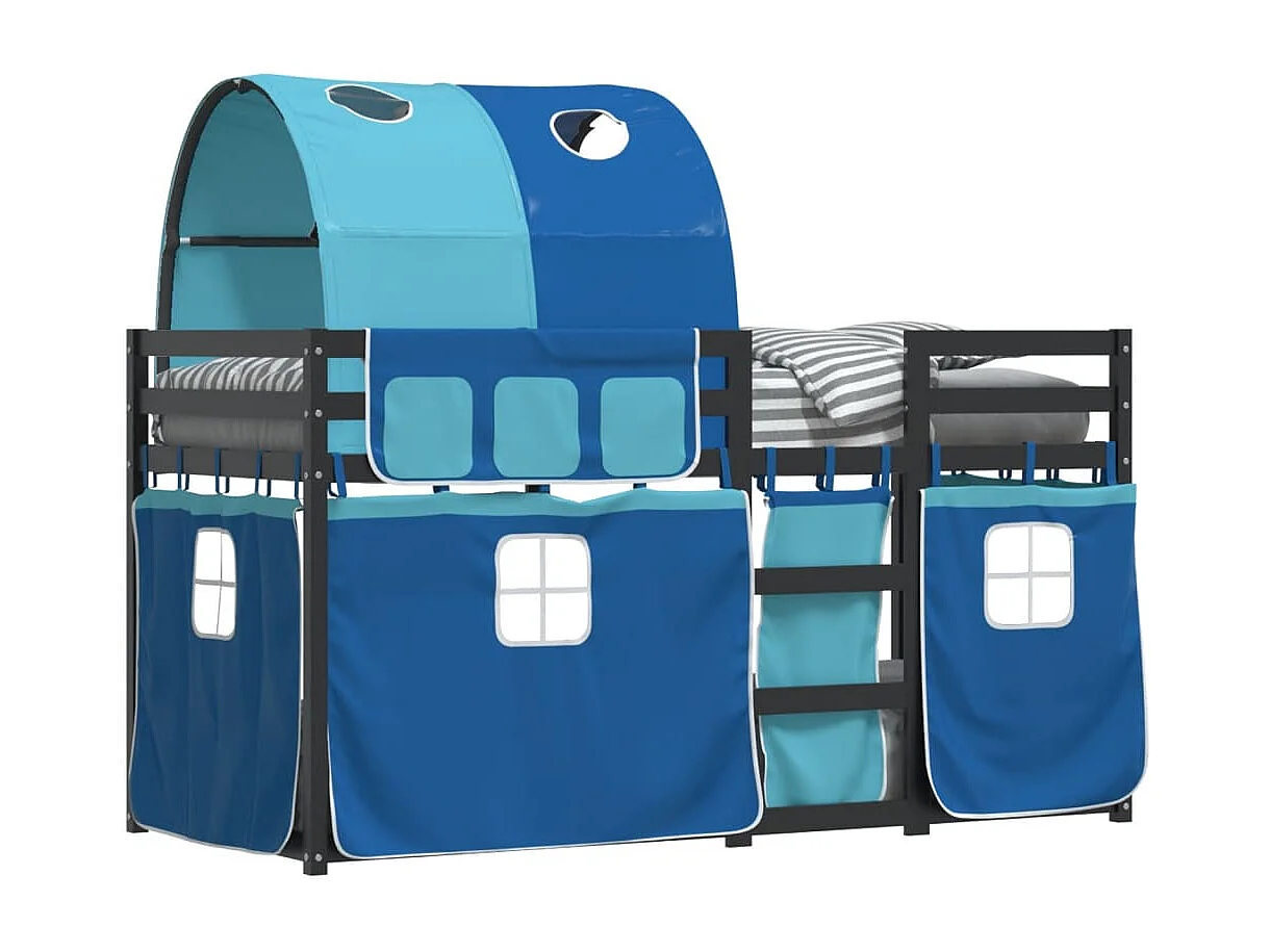 Lit superposé sans matelas 90x190 cm bois de pin massif