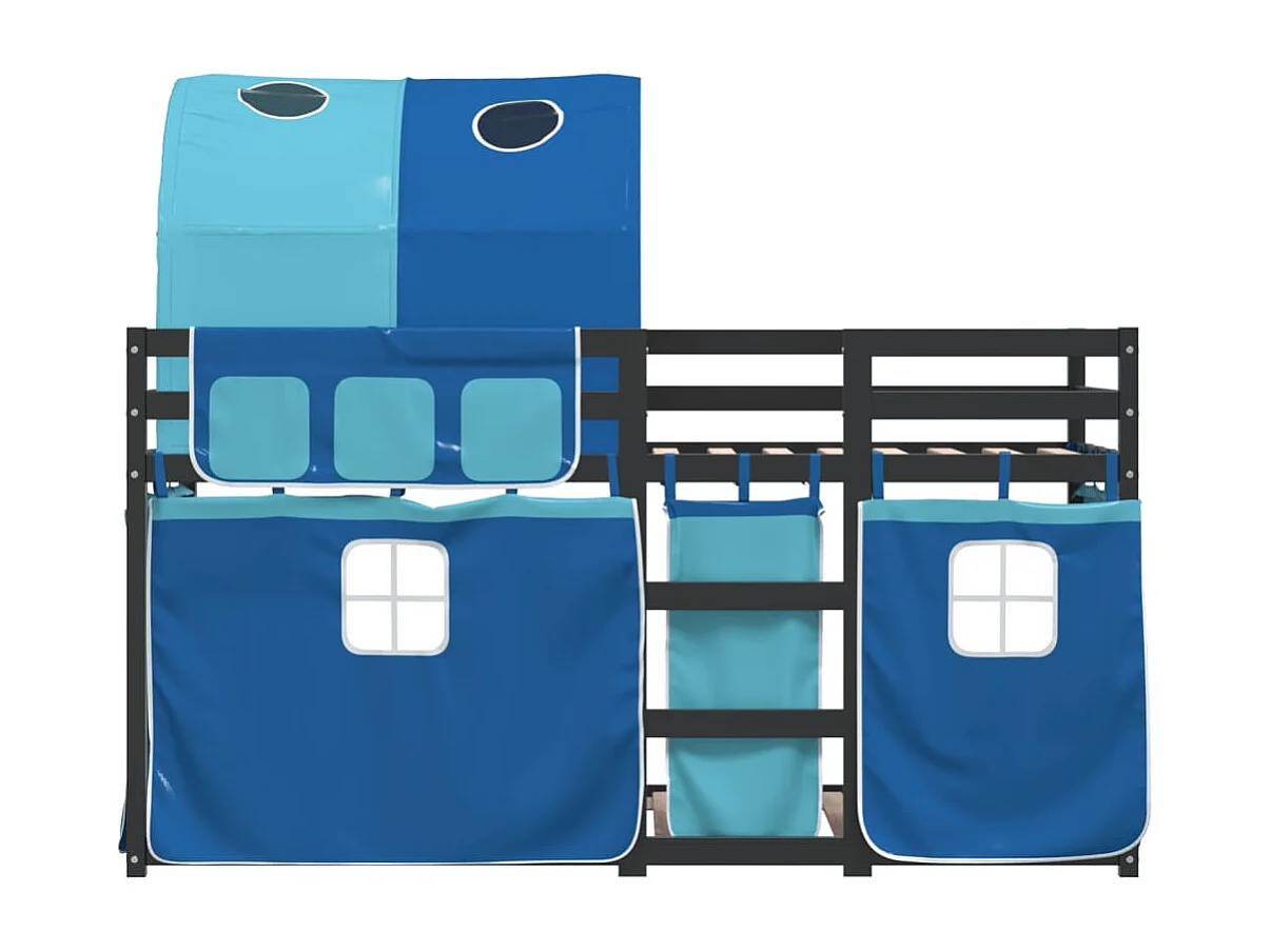 Lit superposé sans matelas 90x190 cm bois de pin massif