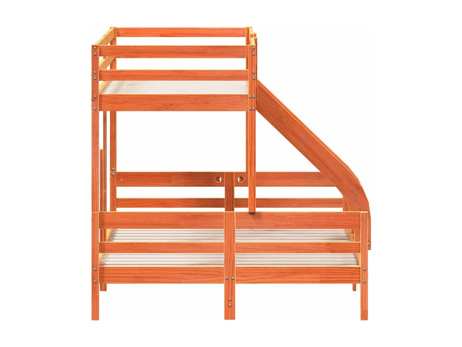 Lit superposé sans matelas 90x200/140x200 cm bois massif