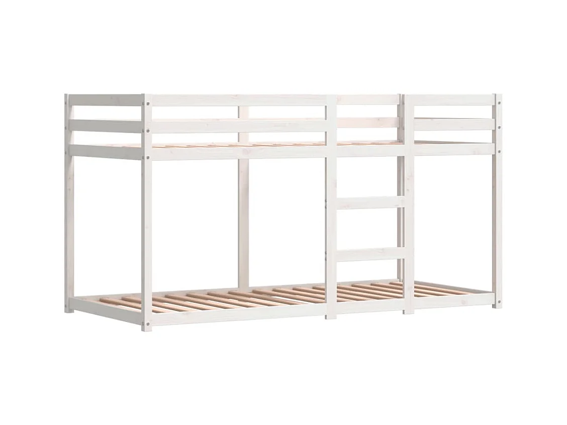 Lit superposé sans matelas 90x190 cm bois de pin massif