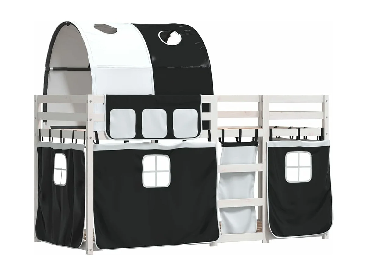 Lit superposé sans matelas 90x190 cm bois de pin massif