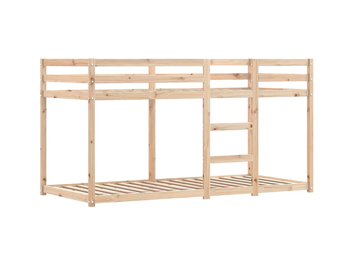 Lit superposé sans matelas 90x190 cm bois de pin massif