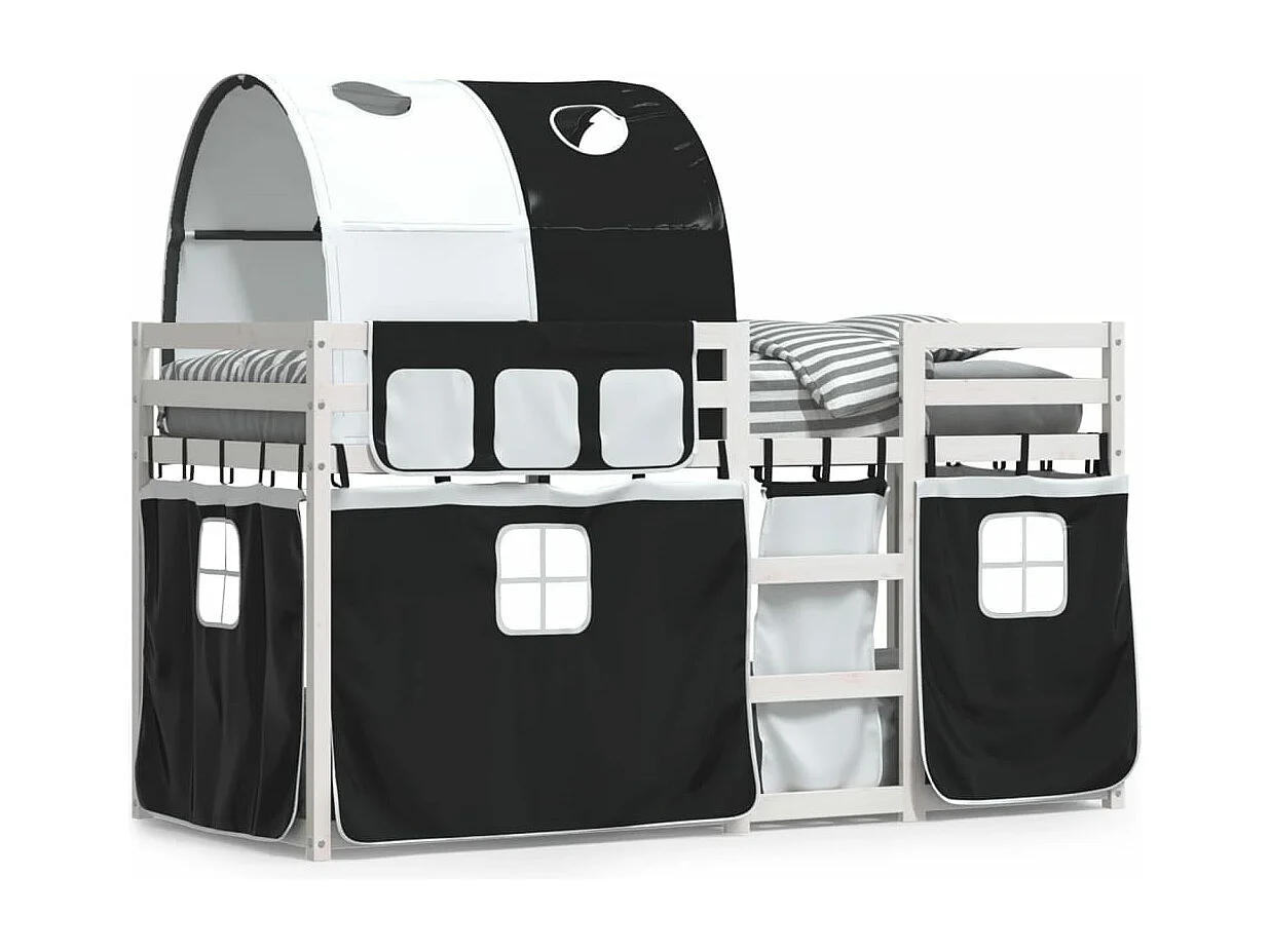 Lit superposé sans matelas 80x200 cm bois de pin massif