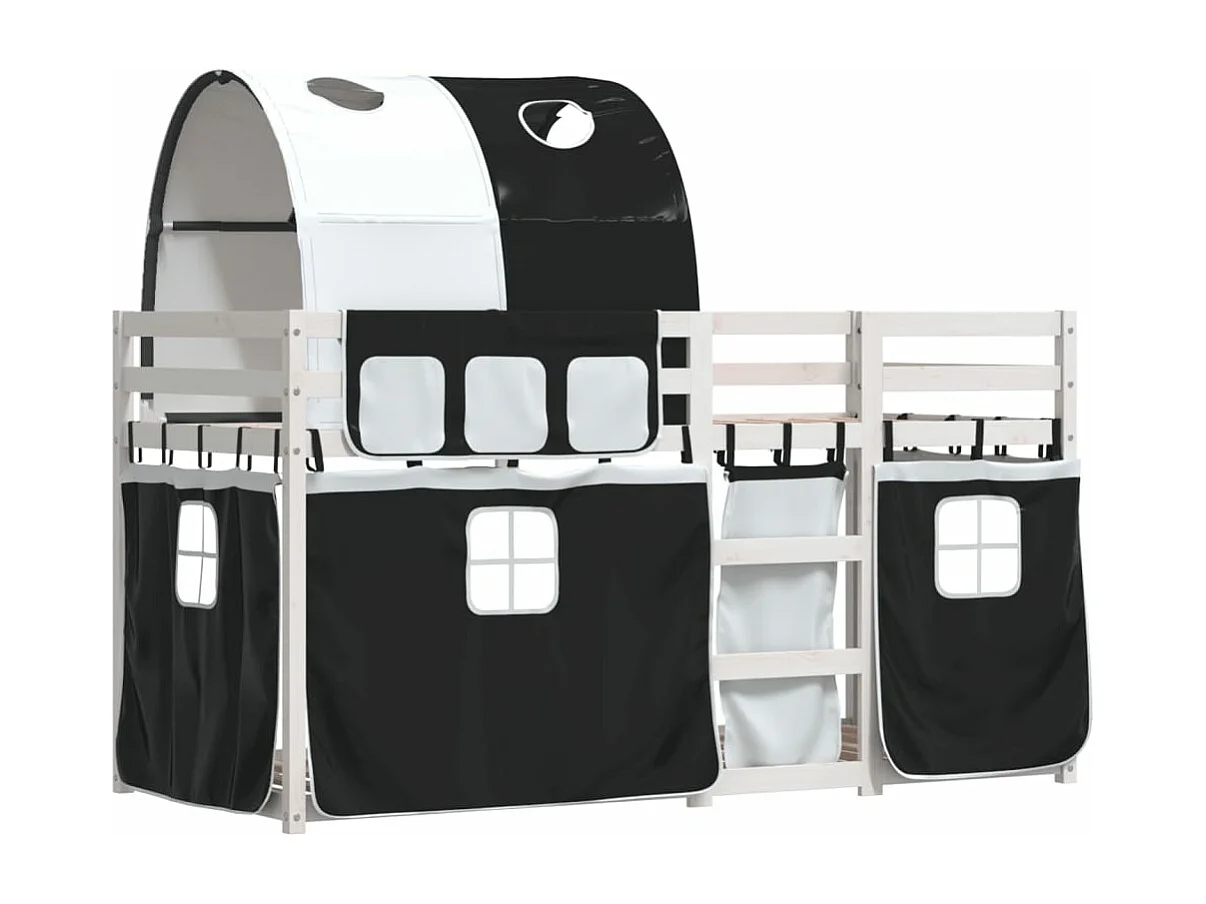 Lit superposé sans matelas 80x200 cm bois de pin massif