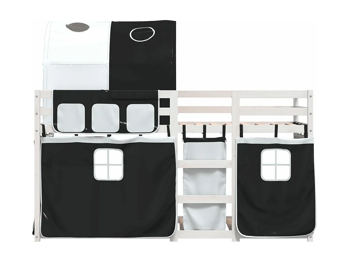 Lit superposé sans matelas 80x200 cm bois de pin massif