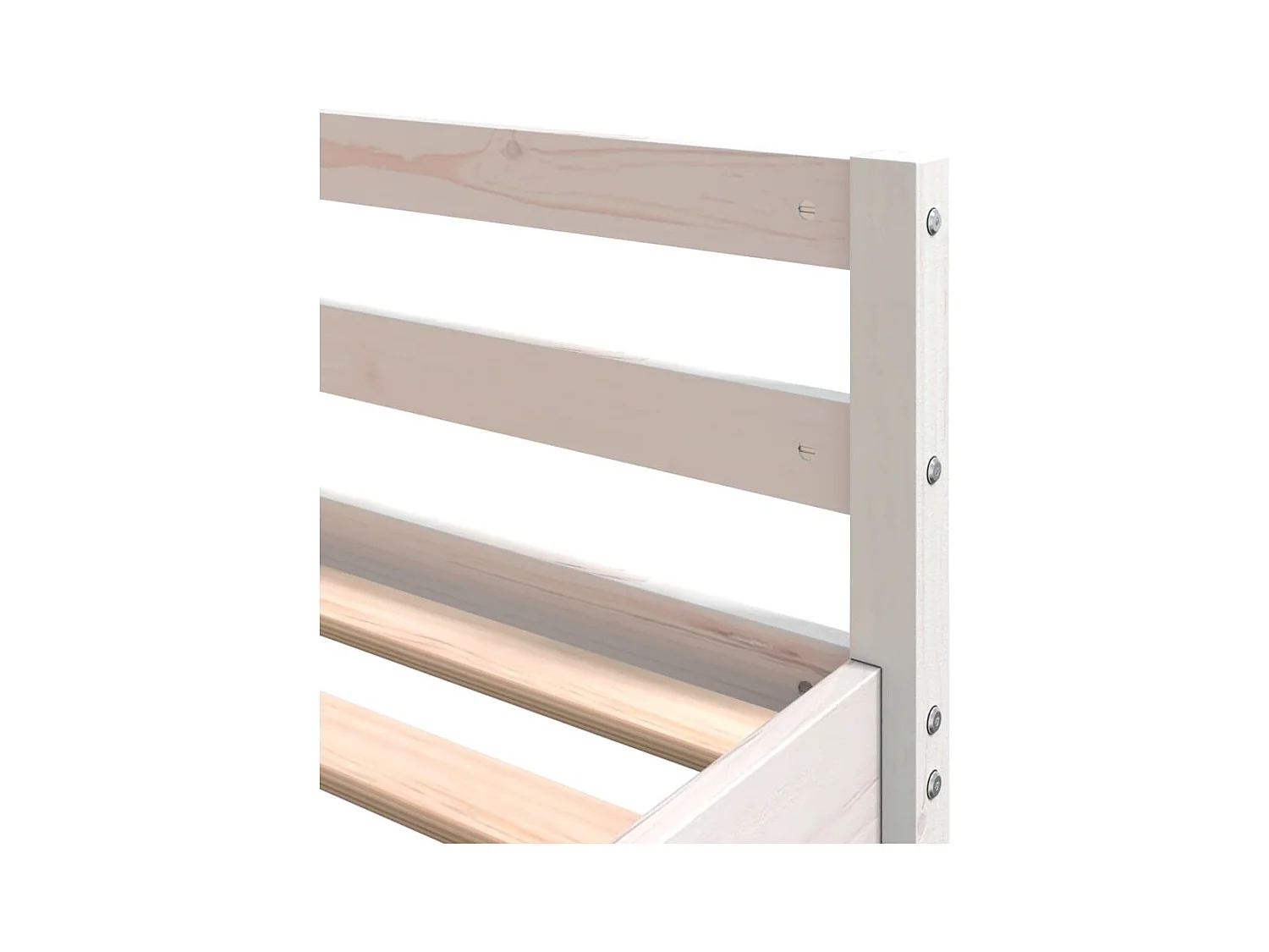 Lit superposé et bureau et échelle 140x200cm bois de pin massif