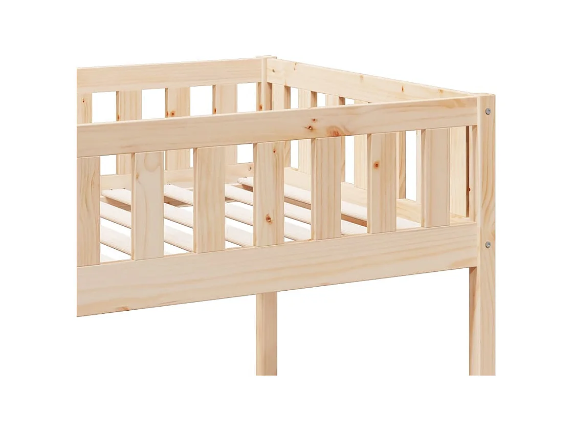 Stapelbed massief grenenhout 90x190 cm