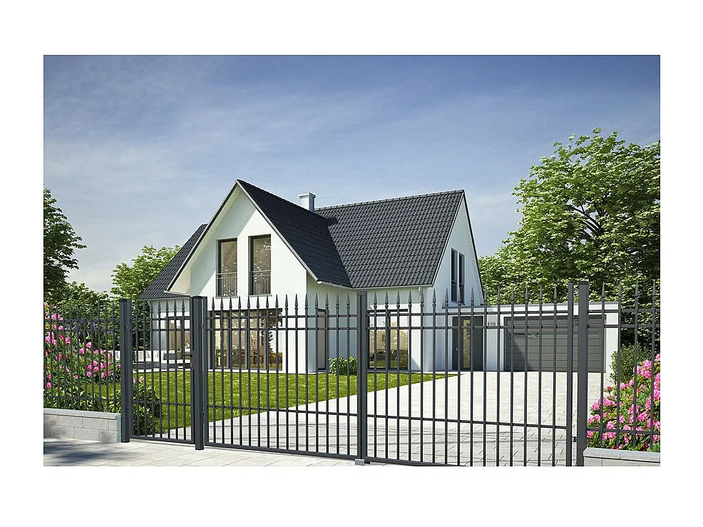 Portillon PORTLAND 100 x 160 cm sens ouverture gauche