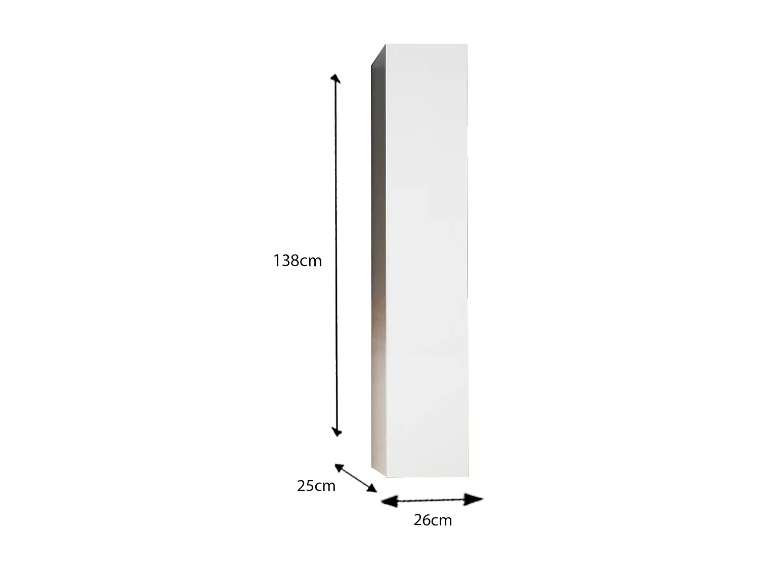 Ensemble salle de bain START blanc brillant 101 x 86 x 47 cm