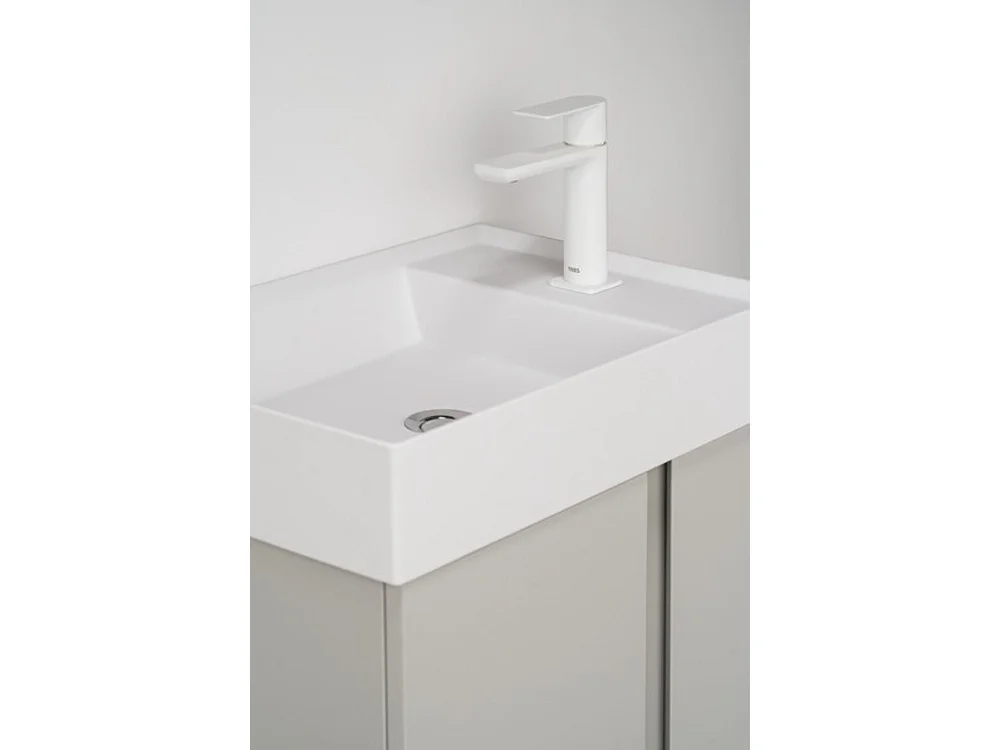 Meuble de salle de bain UNIQ 49 x 34,5 x 63 cm en plusieurs couleurs - Couleur: Gris clair