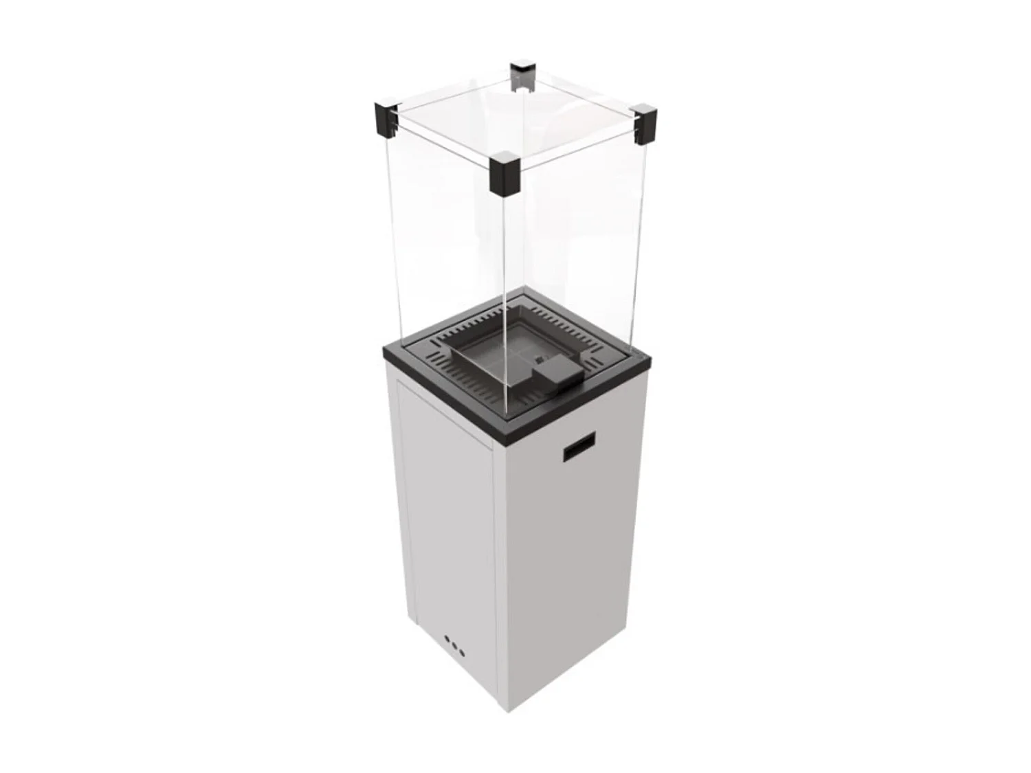 CHAUFFAGE GAZ EXTERIEUR PATIO SLIM BLANC