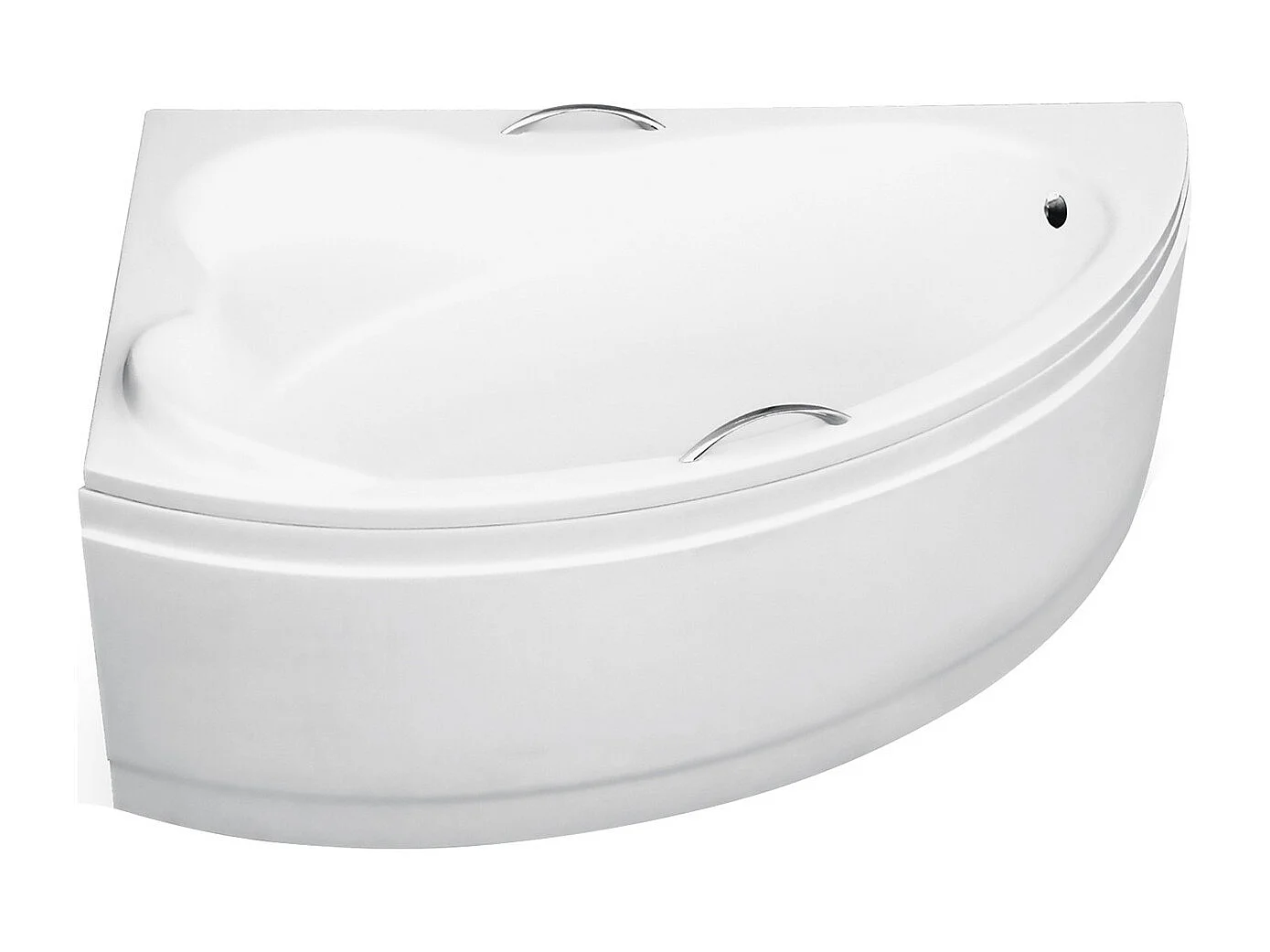 Baignoire d'angle ORIEGO MAXI 140x90 cm droite avec tablier