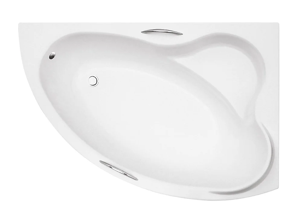 Baignoire d'angle ORIEGO MAXI 140x90 cm droite avec tablier