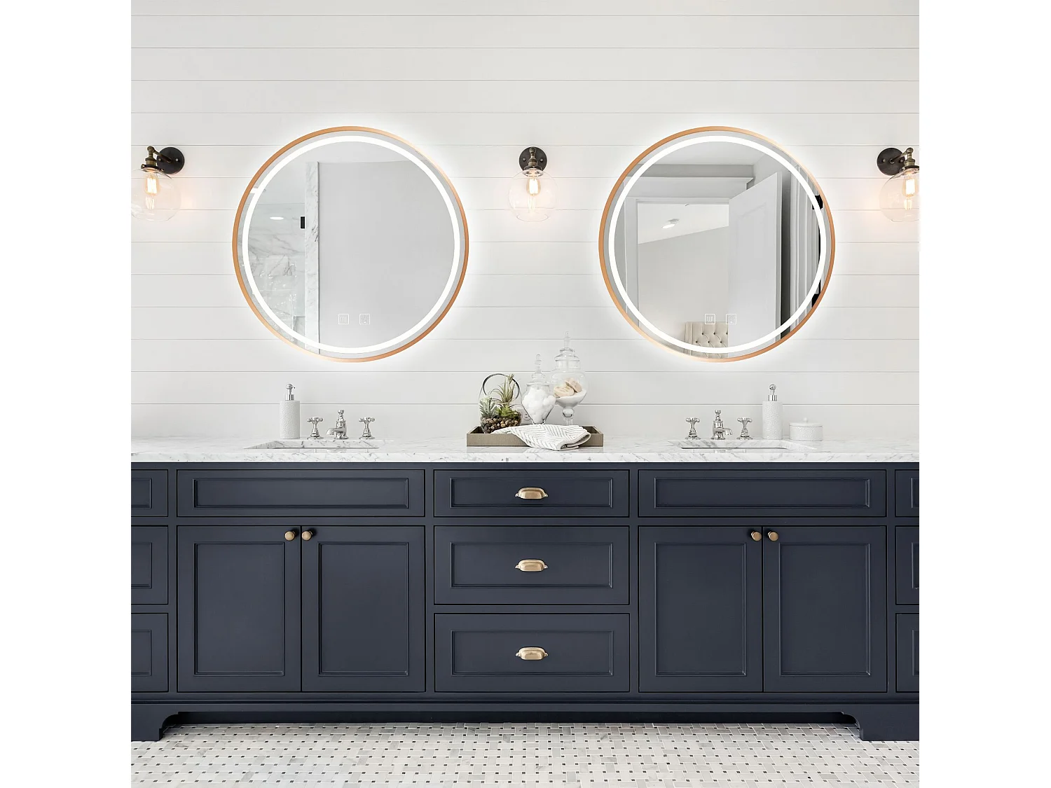 MIROIR LED REA 60CM MMJ N COPPER