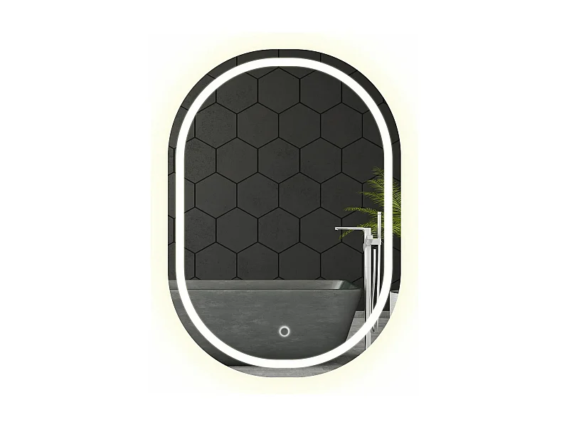 MIROIR LED REA DDJ  CHROME