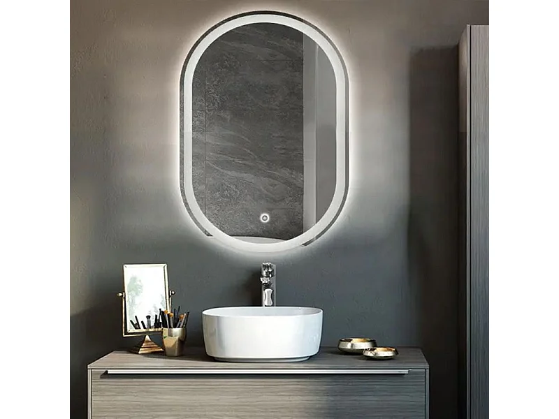 MIROIR LED REA DDJ  CHROME